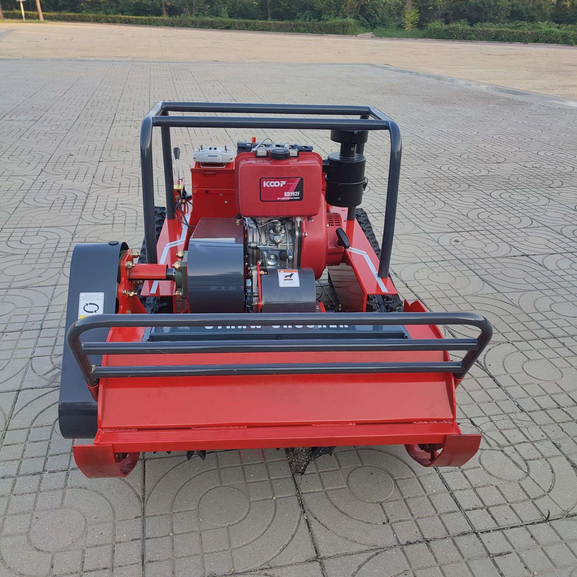 履带式旋耕机 多功能乘坐果园田园管理挖机 开沟机除草农用微耕机