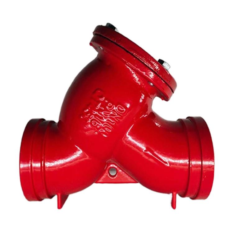 G81X沟槽过滤器 采用不锈钢在使用过程中不会出现滤网结锈而减少