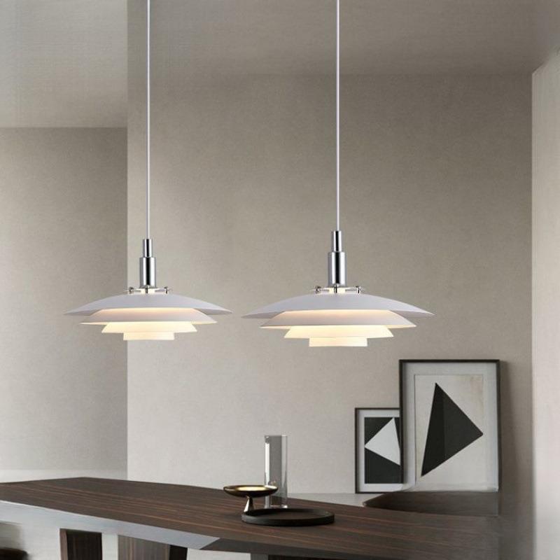 北欧餐厅吊灯丹麦现代简约网红飞碟创意民宿ph5奶油风日式餐桌灯