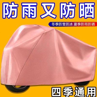 二摩托车全电瓶盖布罩通用防雨罩电动车车罩防尘衣轮车套遮阳防晒