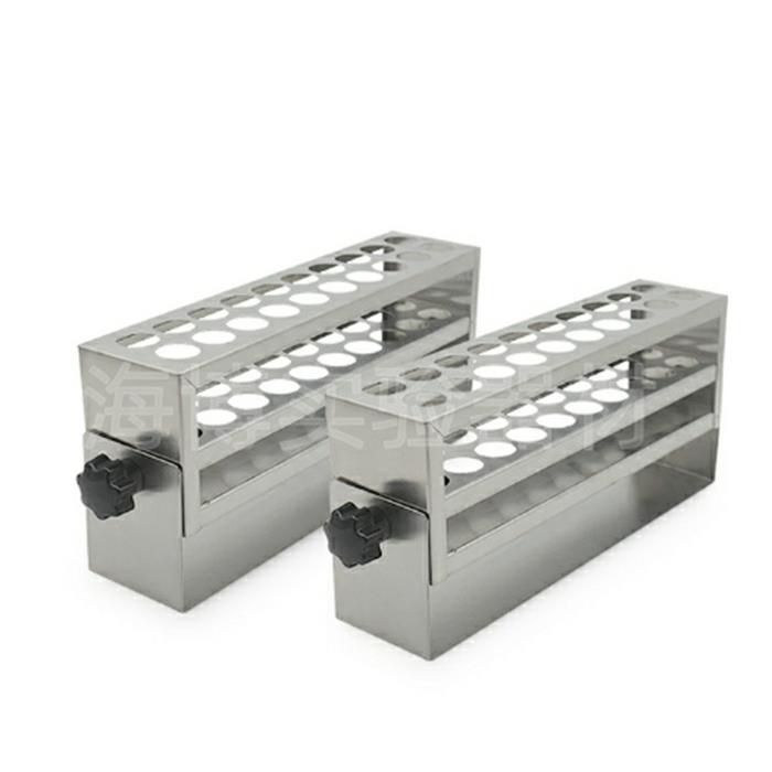 304不锈钢试管架离心管架可调节调度摇床专用 15/50ml 可定制