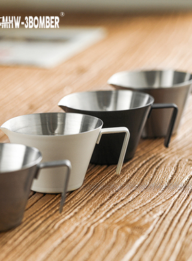 MHW-3BOMBER轰炸机不锈钢量杯 浓缩咖啡杯泽田小量杯 咖啡萃取杯