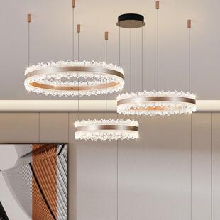 客厅吊灯大厅主灯超亮大气轻奢复式楼圆形灯具全屋2025新款