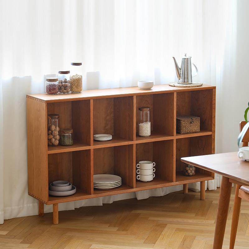 北欧书柜客厅置物架书馆樱桃木实木落地书架日式小户型简约格子柜,农机/农具/农膜,播种栽苗器/地膜机,淘宝优惠券,粉丝福利购,淘宝优惠卷