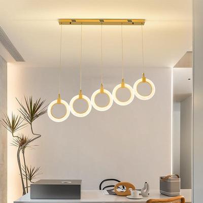 现代简约创意个性高级感餐厅吊灯LOFT公寓楼梯灯别墅复式楼长吊灯