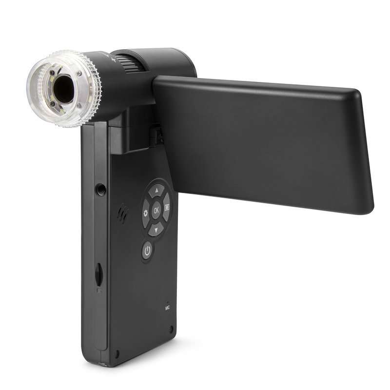 4英寸液晶数码显微镜 手持便携式带屏可录拍照电子数码显微镜偏光