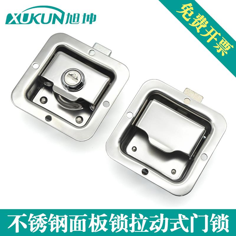 机械面板锁不锈钢材质配电箱电柜撞击锁拉动式工程车工业五金配件