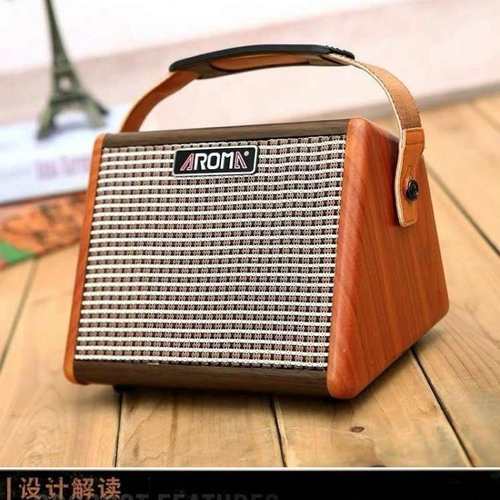 Aroma阿诺玛ag15/ag26便携式小音箱桌面音响吉他弹唱户外路演15W