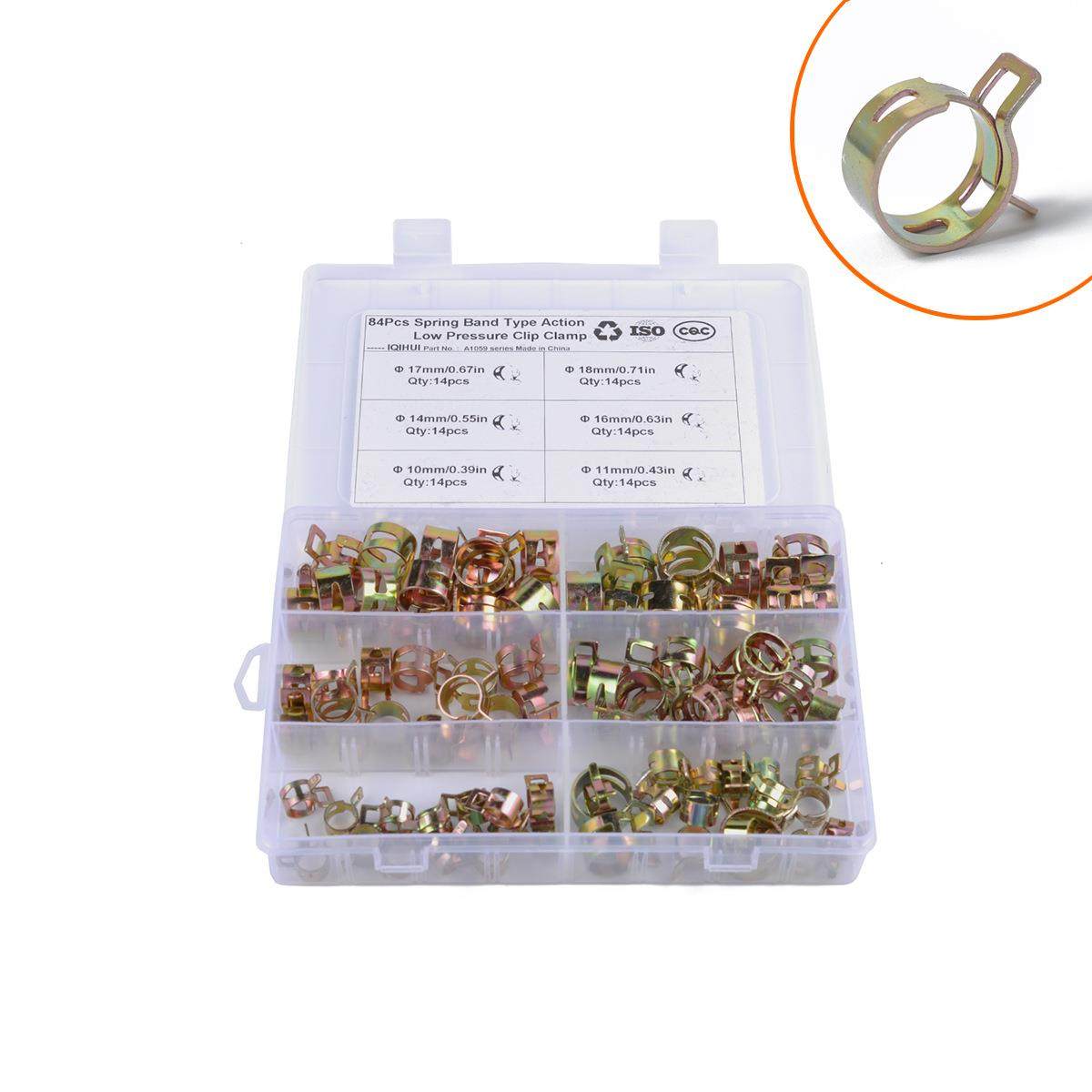 汽车水管油管喉箍盒装/欧美式喉箍 套装喉箍84PCS 84只装6种规格,农机/农具/农膜,播种栽苗器/地膜机,淘宝优惠券,粉丝福利购,淘宝优惠卷