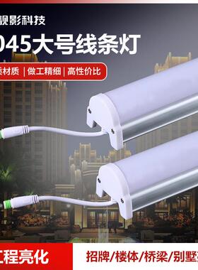 靓影5045大号线条灯户外12w防水楼体酒店桥梁别墅外墙亮化LED灯带