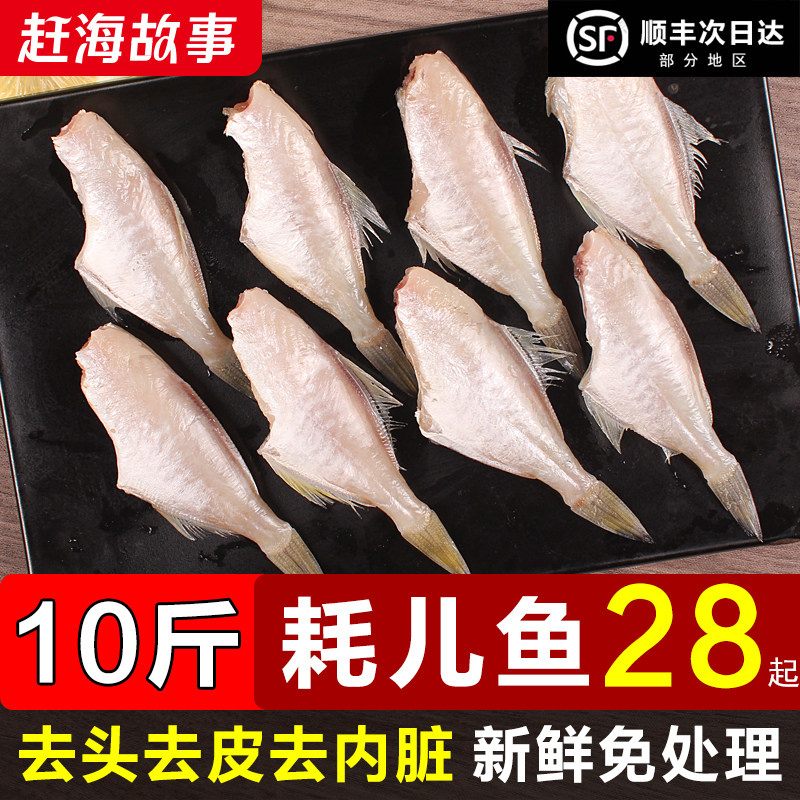 耗儿鱼新鲜冷冻扒皮鱼剥皮鱼三去马面鱼免处理商用火锅食材整箱批