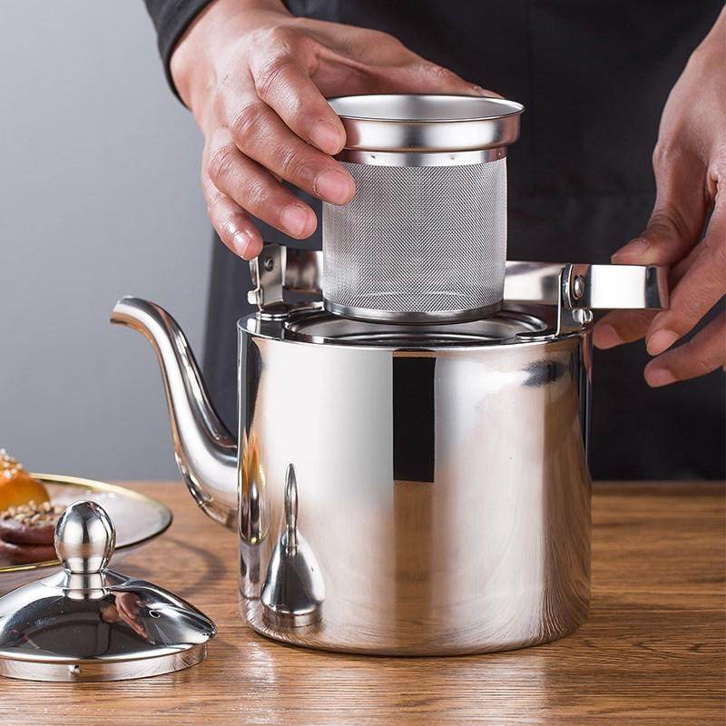 加厚不锈钢烧水壶小提梁泡茶煮水冲咖啡带过滤网餐厅饭店酒店家用,厨房/烹饪用具,烧水壶,淘宝优惠券,粉丝福利购,淘宝优惠卷