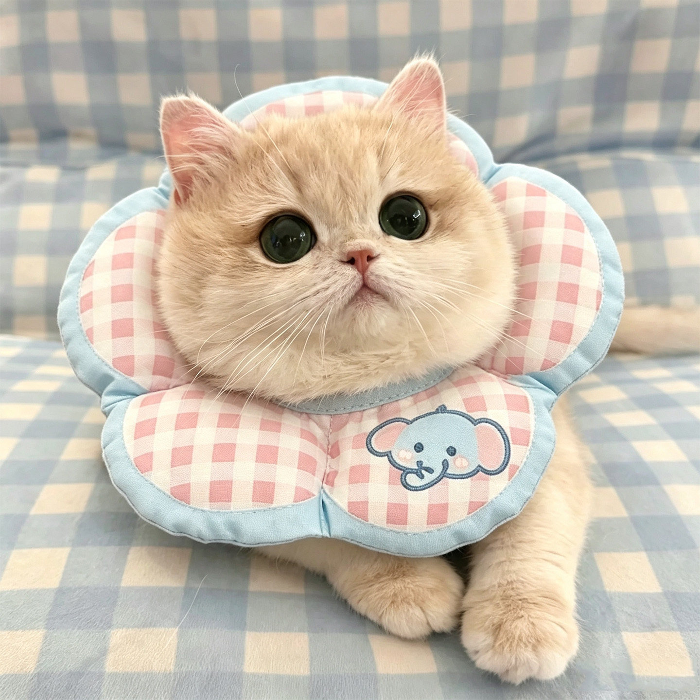 猫咪伊丽莎白圈软防水可吃饭头套绝育圈宠物项圈猫咪狗狗防舔术后