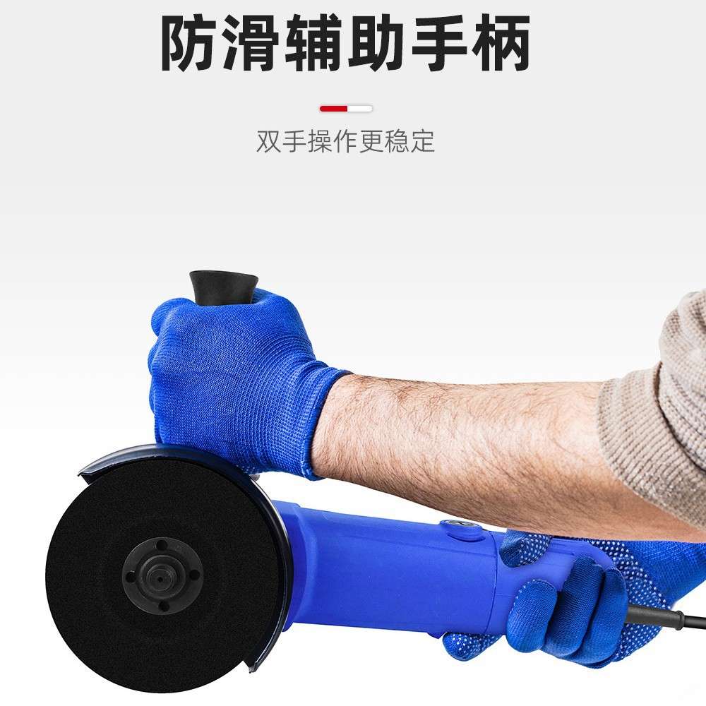交流角磨机带线115型大功率多用轻巧切割打磨除锈抛光跨境