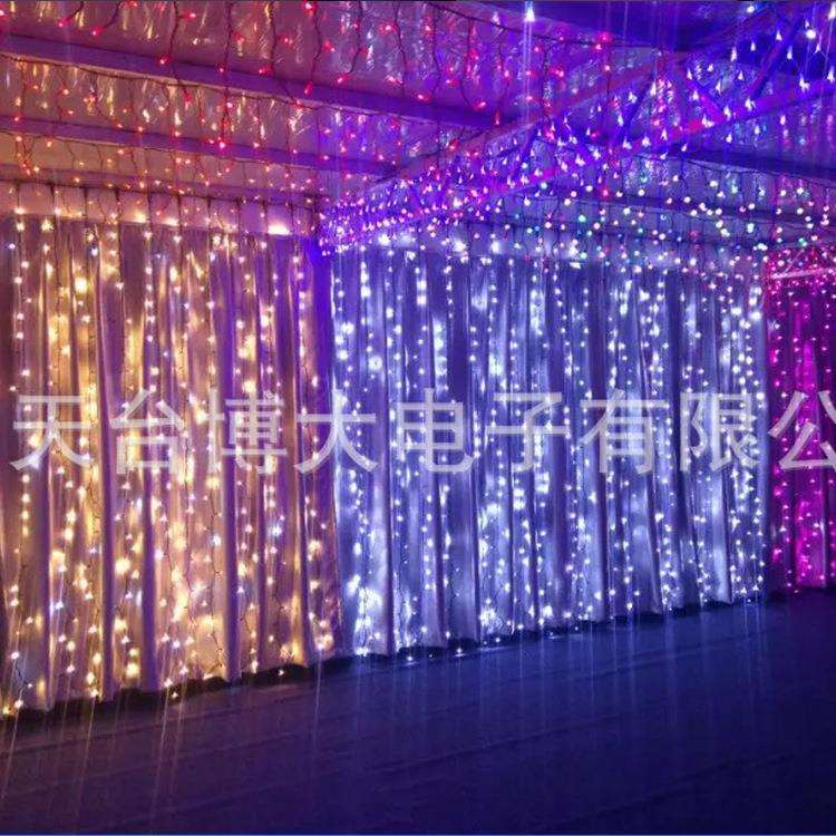 LED防水窗帘灯橡胶线灌胶窗帘灯LED户外窗帘灯