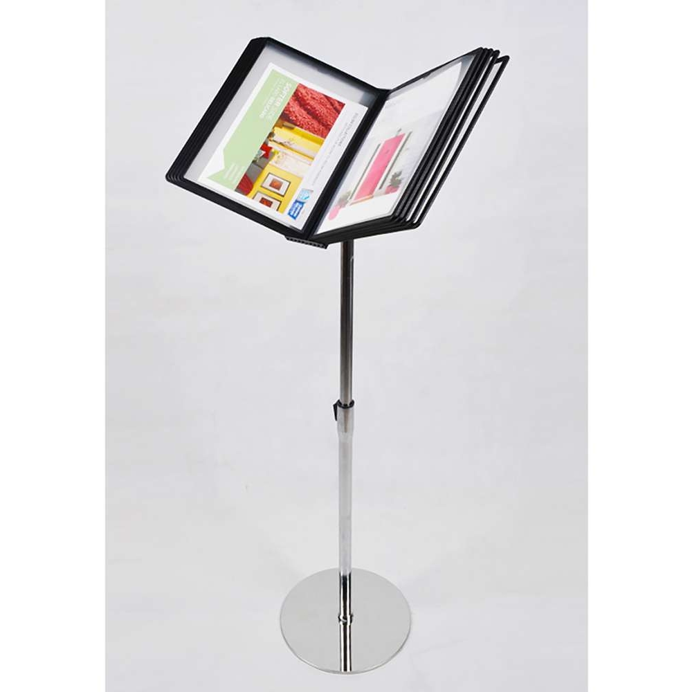 广告立牌落地式展示架宣传架子资料架a4展示牌翻页展示架活页菜谱