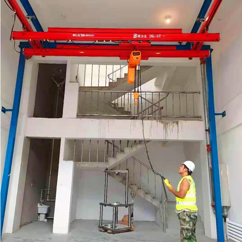 250kg轻型刚性梁组合式起重机定 制0.5t1吨KBK刚性梁轨道悬挂天车