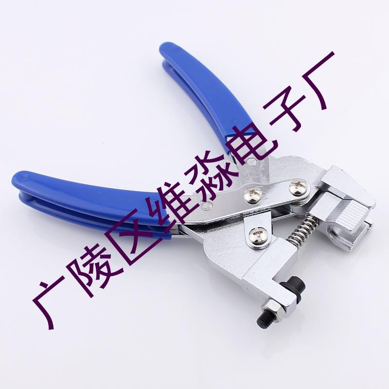 有线电视F头挤压钳 RG6/RG11压挤钳 75-5 -7挤压式F头做线工具