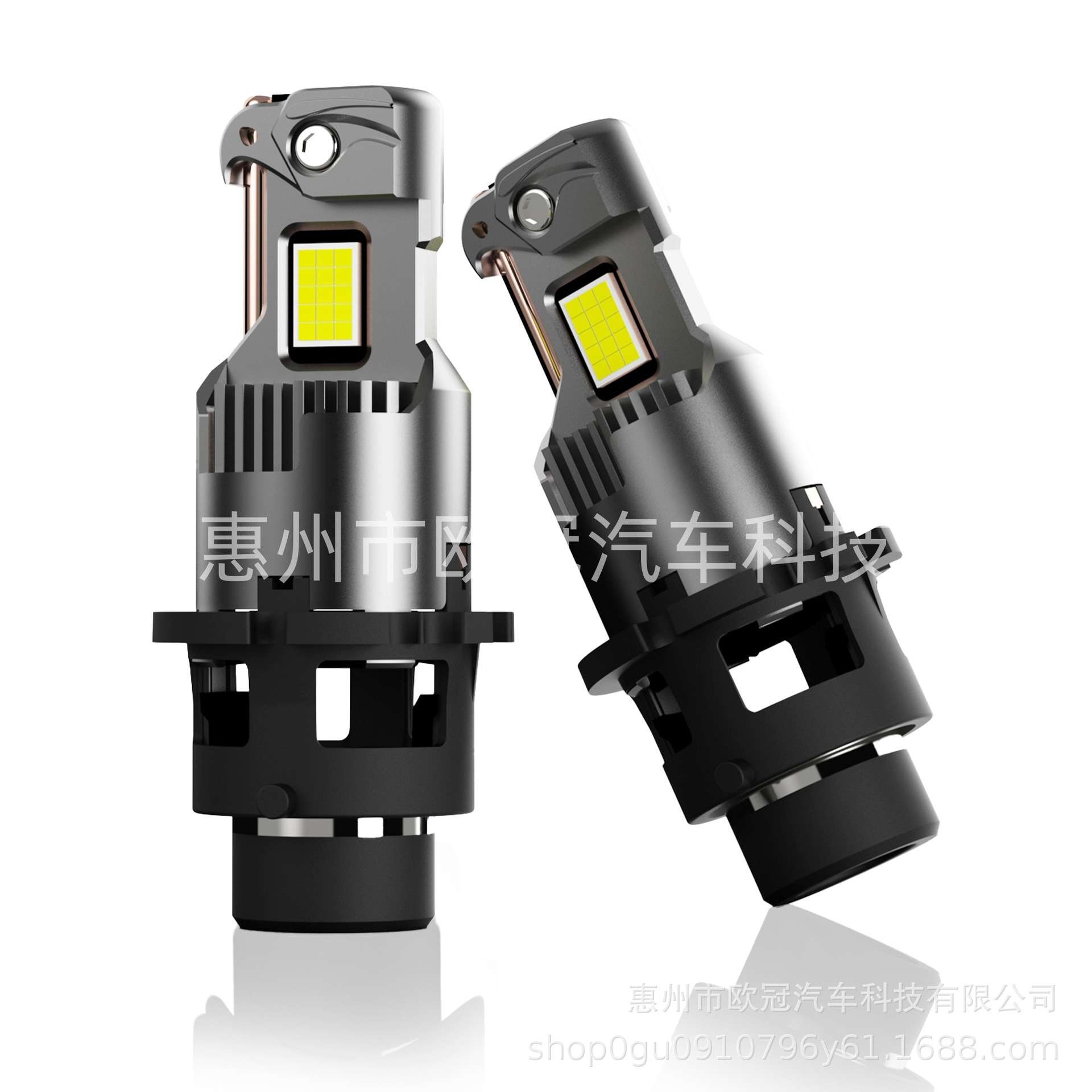 跨境热销M60高亮D2S聚光直插一体式1:1原车led灯D4S改装汽车大灯