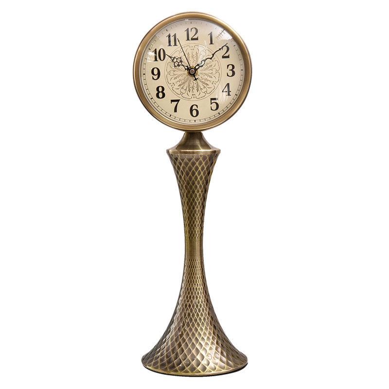轻奢个性客厅桌面台钟新中式创意设计台面钟欧式复古座钟美式立钟