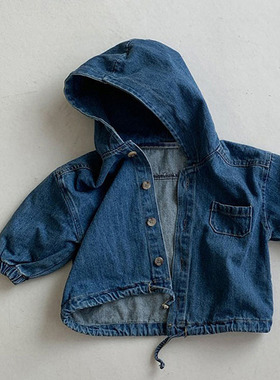 极速2022 bahar bebek rbebek Denim ceket erkek k?z kap?onlu