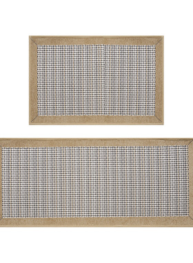 极速Kitchen floor mat Dirt resistant carpet woUven mat编织垫