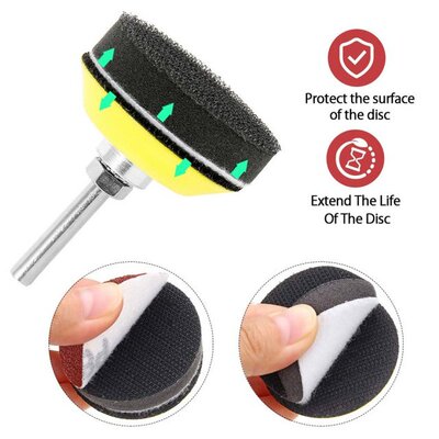 极速120pcs Sandpaper Sanding Discs Hook Loop PSanding Paper