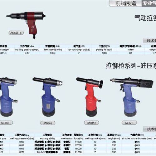 青岛前哨哈克枪 拉铆螺母枪Z6451-4  ML121  ML121A  ML051 ML063