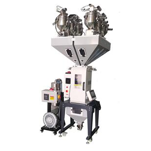 注塑挤出吹膜淋膜400KG按比例配比称重6种塑料原料拌料称重机