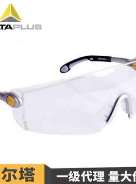 代尔塔101115防风护目镜防尘沙防雾骑行防护防冲击紫外线透明时尚