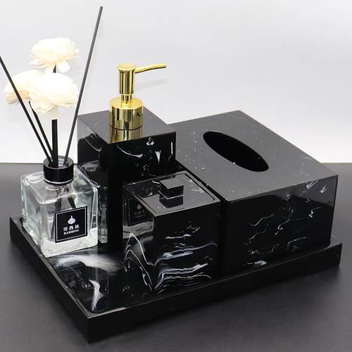 酒店样板房浴室用品套装卫生间洗手液瓶皂液器分装瓶乳液按压瓶子