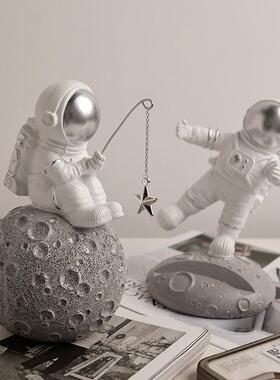 北欧创意宇航员摆件家居客厅电视柜儿童房桌面装饰乔迁新居礼品