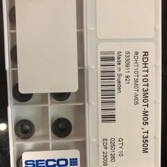 数控刀片 SECO山高刀头,RDKW0803M0T-MD05 F40M,耐磨 铣刀片