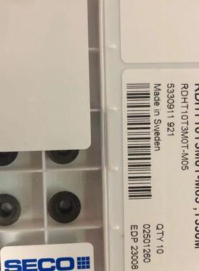 数控刀片 SECO山高刀头,RDKW0803M0T-MD05 F40M,耐磨 铣刀片