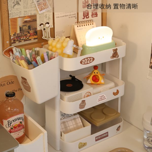 桌面置物架多层桌上小架子文具大容量分层收纳架宿舍大学整理神器
