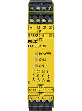 原装777301皮尔兹PILZ安全继电器PNOZ X2.8P 24VACDC 3n/o 1n/c