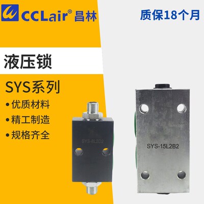YSS-6 8C双向L10H管式SYS-L8H F42A板式B8H B10H液压锁08 B20H 15