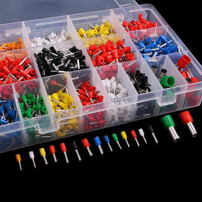 New 2120 Pcs Insulated Cord Pin End Terminal Bootlace