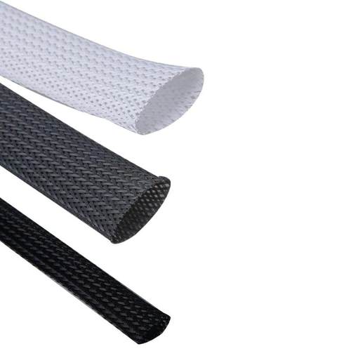 定制阻燃尼龙编织网管PET伸缩套管黑色蛇皮网电缆电线保护套管蛇