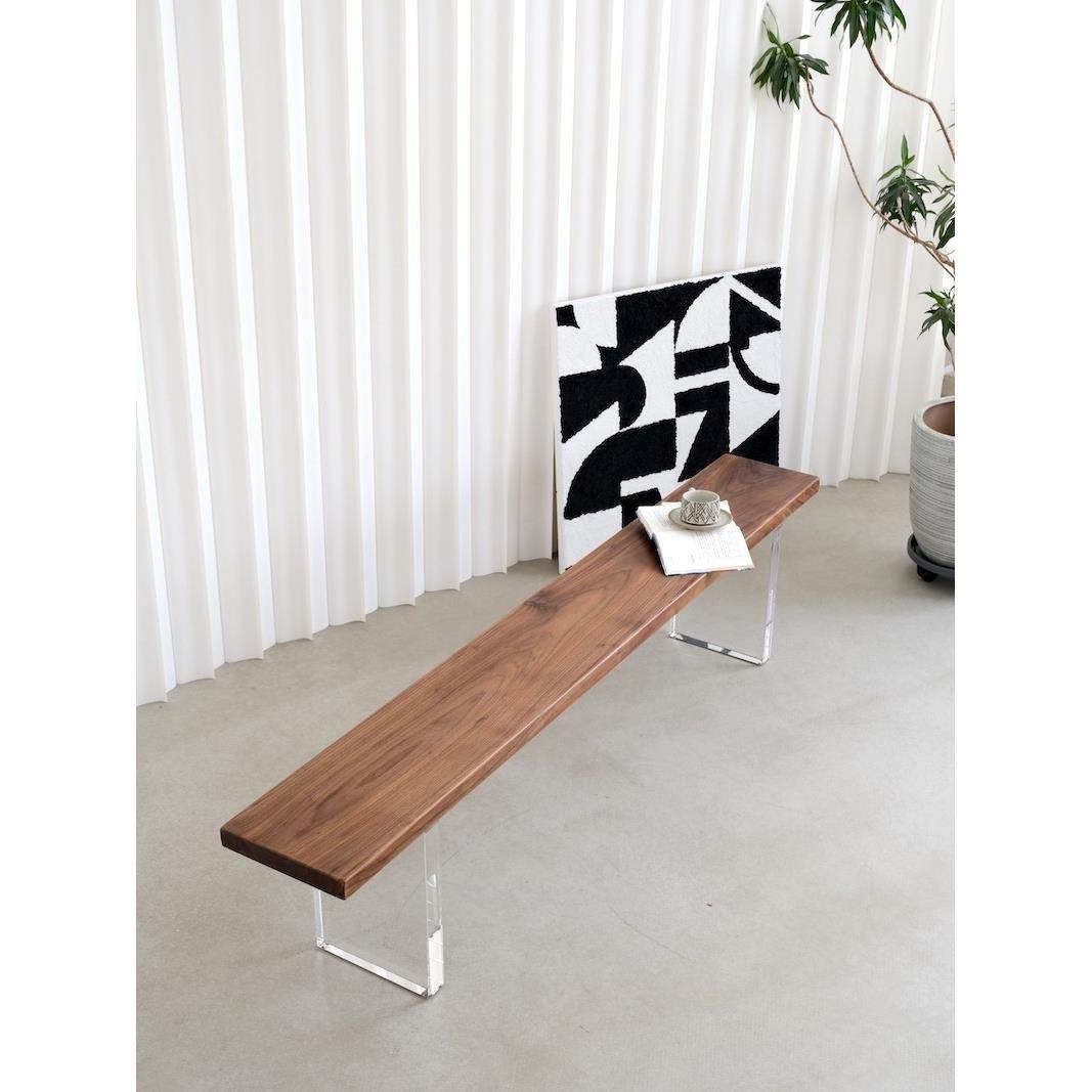 木材有北美黑胡桃大型实木长凳悬挂长凳灰木原木换鞋床端凳