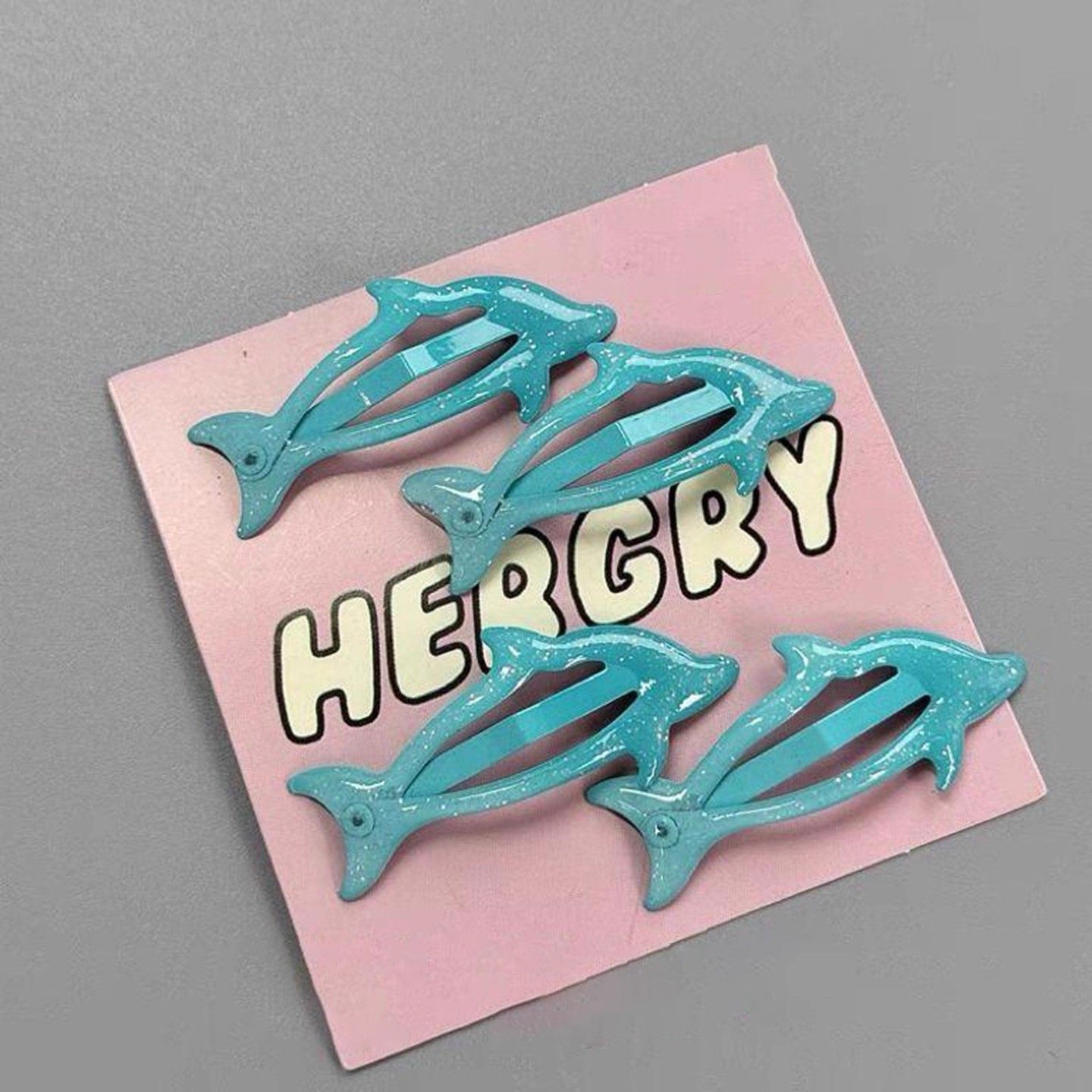 可爱蓝色海洋小海豚发夹女前额bb夹发饰甜美微闪边夹侧边夹子头饰,饰品/流行首饰/时尚饰品新,发饰,淘宝优惠券,粉丝福利购,淘宝优惠卷