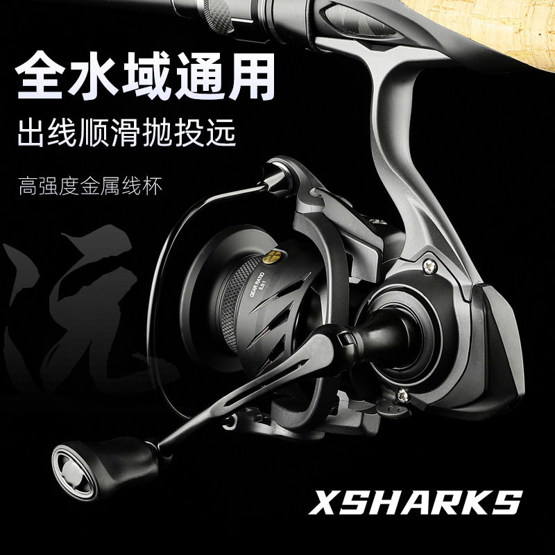 新款全水域DK系列泛用远投卷线器旋入式结构不锈钢轴承淡海水可用
