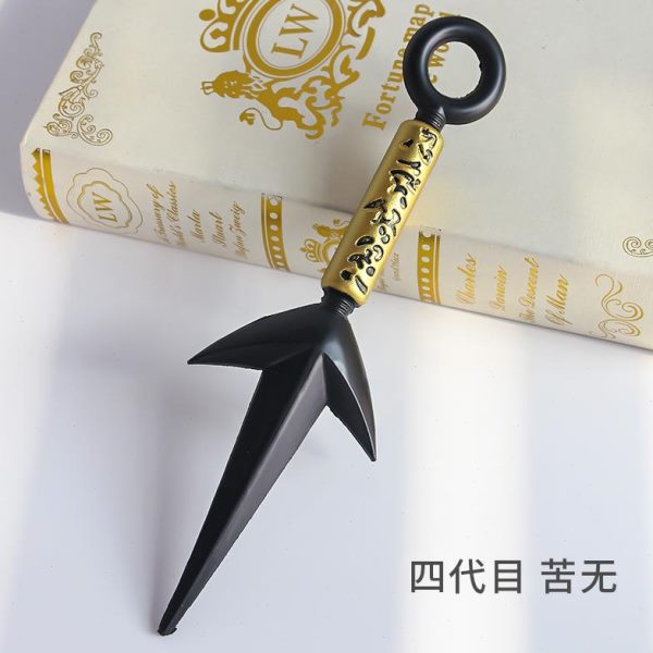 四代目苦PU儿童玩具武器塑料COS飞火影忍者周边无 软胶雷神橡胶