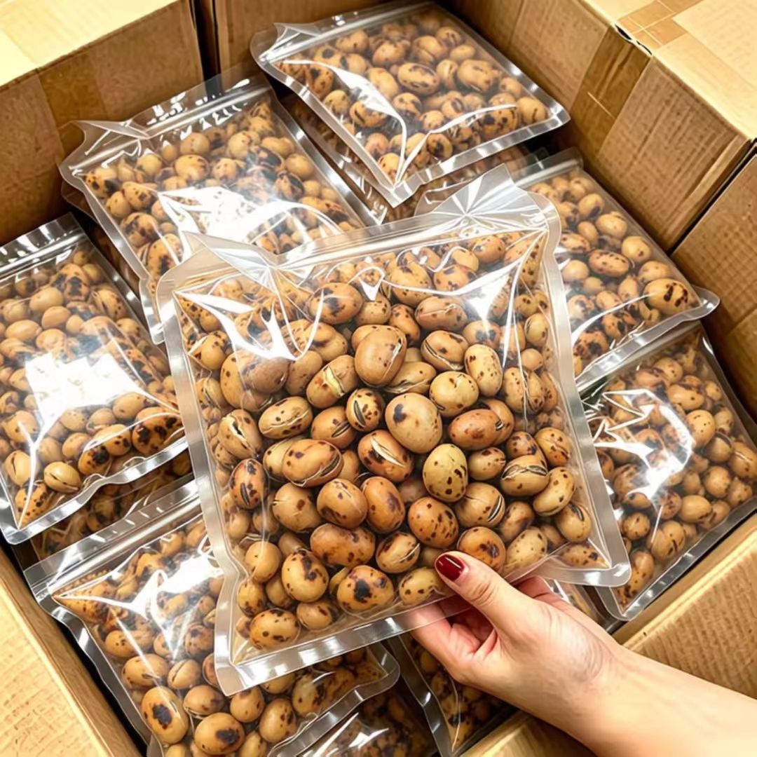 批发价】新货四川蚕豆胡豆纸皮核桃干炒蚕豆无盐纸皮核桃坚果年货