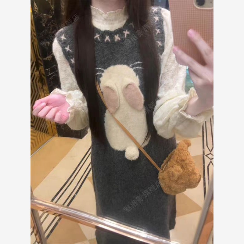 秋冬日系甜美穿搭一整套