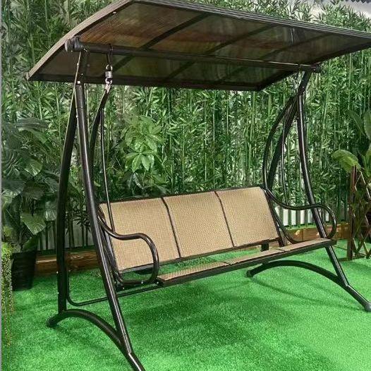 户外秋千休闲吊椅室外庭院阳台室内家用摇椅摇篮铁艺双人荡秋千椅