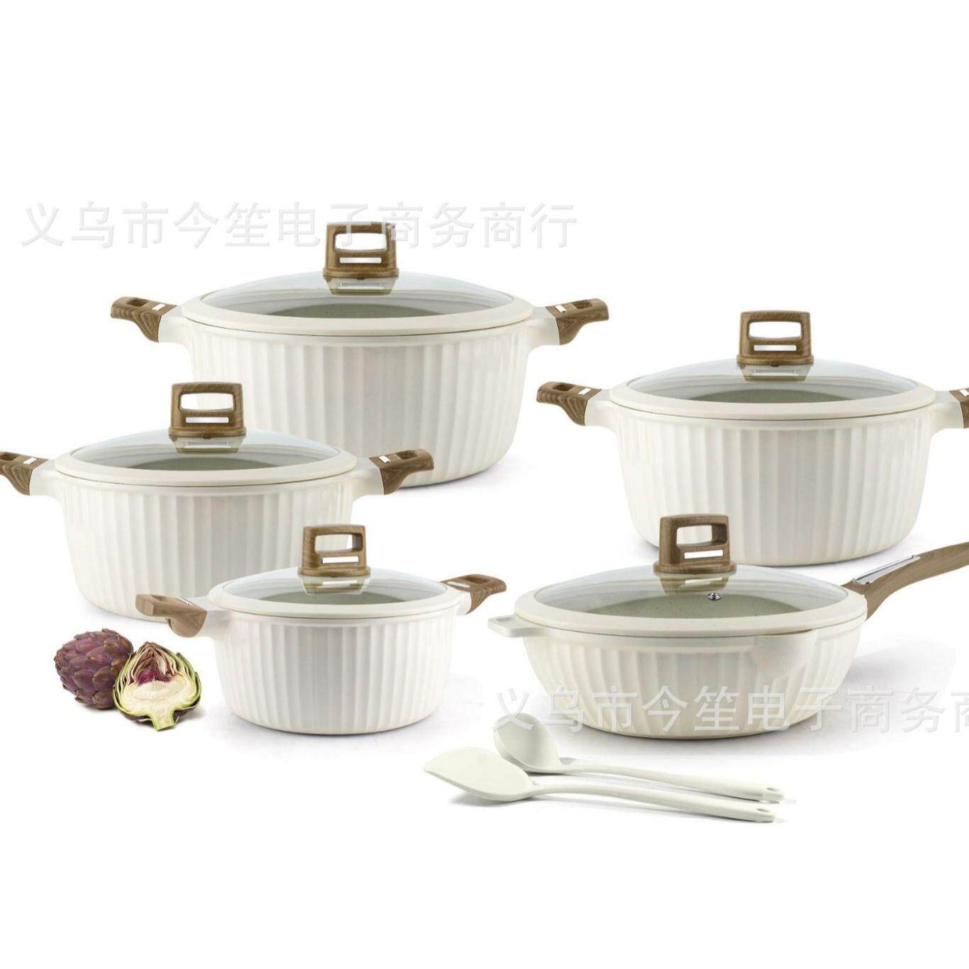 OSFEpro系列12PCS厨房家通用不攒锅具套装