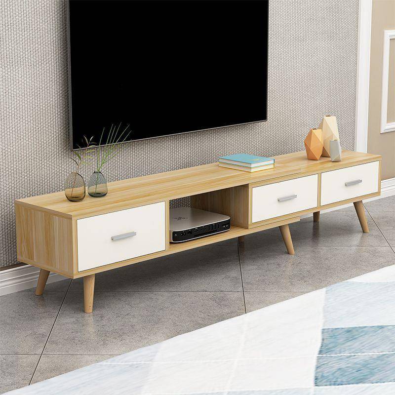 现代简约电视柜轻奢小户型家用客厅卧室简易伸缩电视柜组合茶几厂