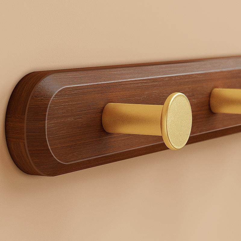 新品挂衣架壁挂墙上免打孔试衣间入户进门玄关衣服帽包黑胡桃木色,特色手工艺,其他特色工艺品,淘宝优惠券,粉丝福利购,淘宝优惠卷