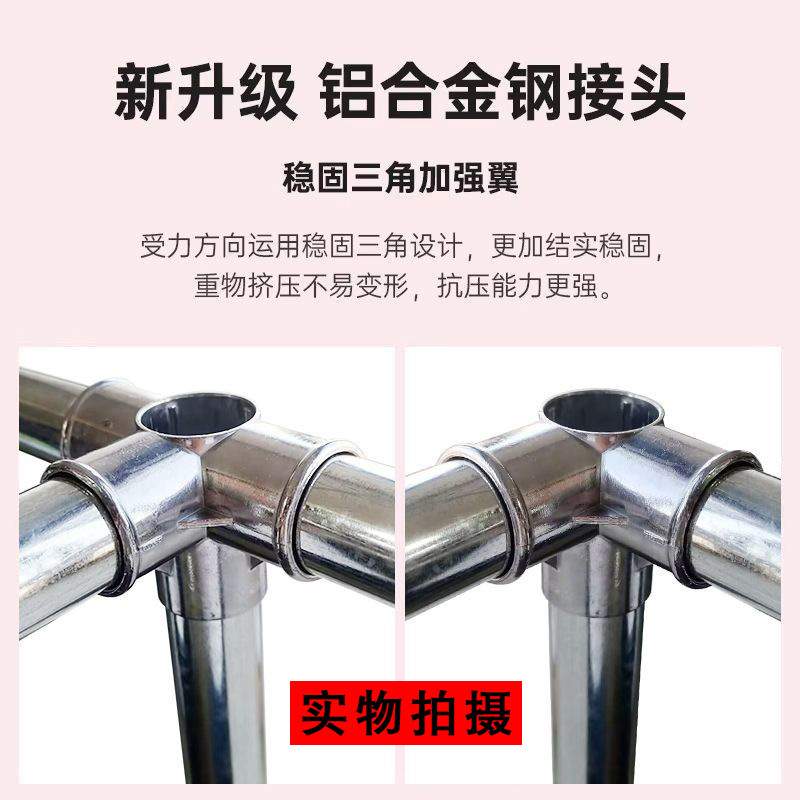 简易衣柜简易租房家用卧室加粗钢管布衣柜挂衣区衣橱出租组装收纳